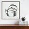 Retro Tea Kettle (Kitchen) by Kathrine Lovell Canvas Art Framed